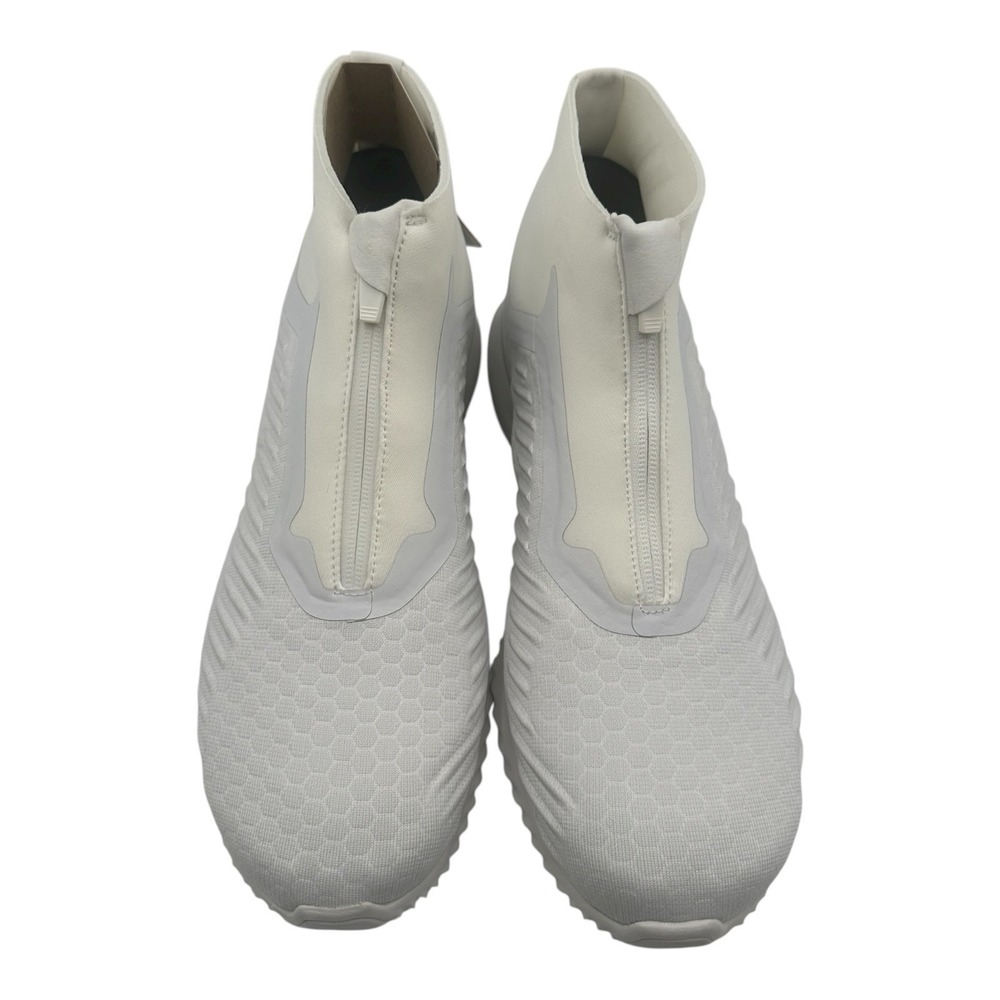 Adidas Kith x AlphaBounce Zip Shoes Mens Sz 10.5 Crystal White Sneakers DA9707 - Picture 5 of 15